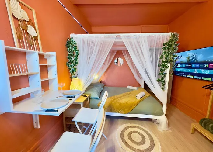 Bali Hyper Centre Lit Baldaquin Appartement Arras